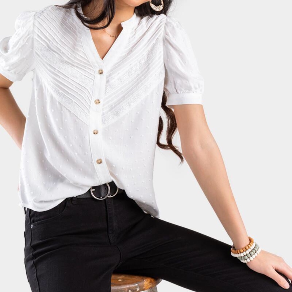 ISO FRANCESCAS BUTTON DOWN TOP
